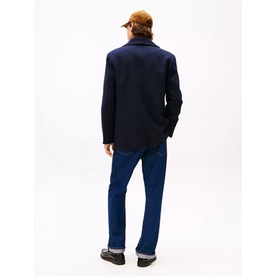 Classic Wool-Blend Peacoat
