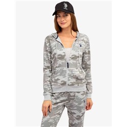 HACCI ZIP UP CAMO HOODIE