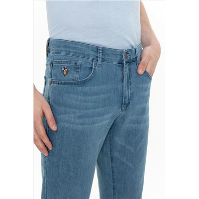 Erkek Koyu Mavi Jean Pantolon