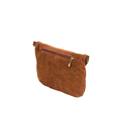 Bandolera de nobuk Marrón - Firenze Artegiani