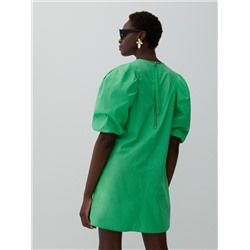 Cotton rich mini dress