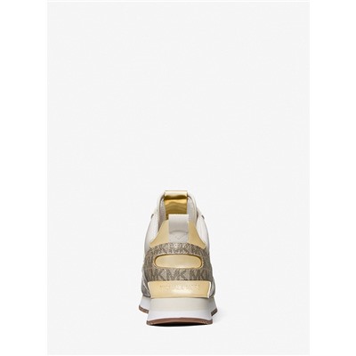 MICHAEL MICHAEL KORS Wilma Two-Tone Logo Trainer