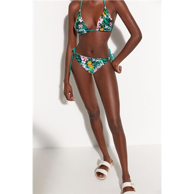 Braguita bikini floral reversible