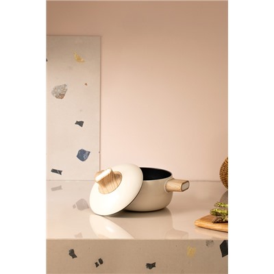 Manon Tencere - Beyaz - 18 cm
