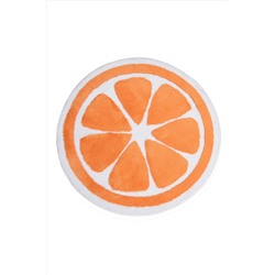 Chilai Home PORTAKAL ORANGE ÇAP 90x90 cm Banyo Halısı Paspas 8682125922881