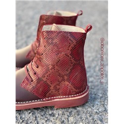 Ab. Zapatos 27025 serpiente · BURDEOS АКЦИЯ
