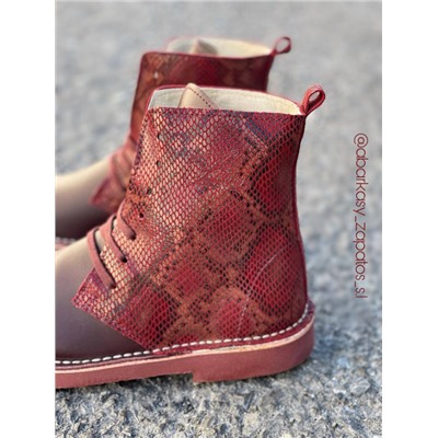 Ab. Zapatos 27025 serpiente · BURDEOS АКЦИЯ