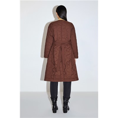 Anorak largo Marrón