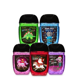 WHIMSICAL CHRISTMAS PocketBac Hand Sanitizers, 5-Pack