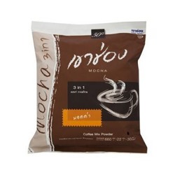 Кофе Мокко растворимый 3 в 1 Khao Shong 22г /Khao Shong Coffee Instant Mixed Mocha 22g