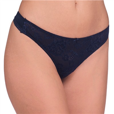2 Damen Strings mit floraler Spitze