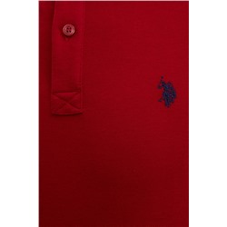 Erkek Bordo Basic Polo Yaka Tişört