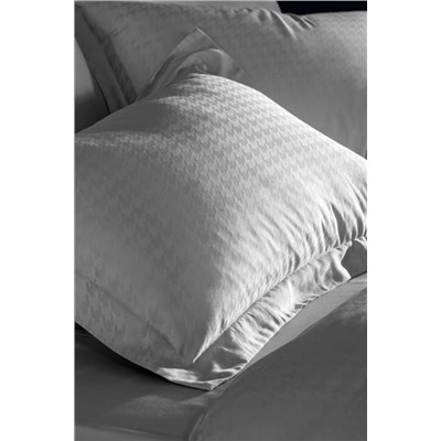 Lune King Size Bambu Saten Nevresim Takımı - Taş
