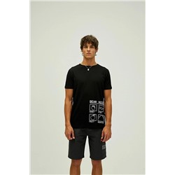 Bad Bear 22.01.07.016-c01 Bear Needs Erkek T-shirt 22.01.07.016-Siyah