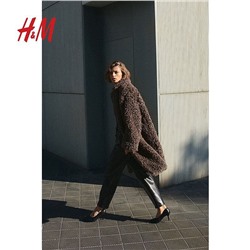 Мягкое плюшевое демисезонное пальто H&*M ❤️   Оригинал. Оф магазин.
