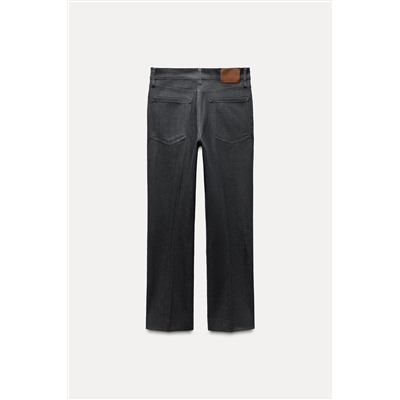 ZW COLLECTION BOOTCUT HIGH-WAIST CROPPED JEANS