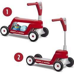 Radio Flyer Scoot 2 Scooter, Toddler Scooter or Ride On, For Ages 1-4, Red Ride On Toy