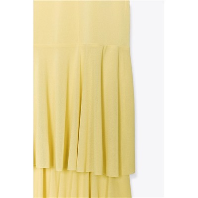MIDI RUFFLE DRESS