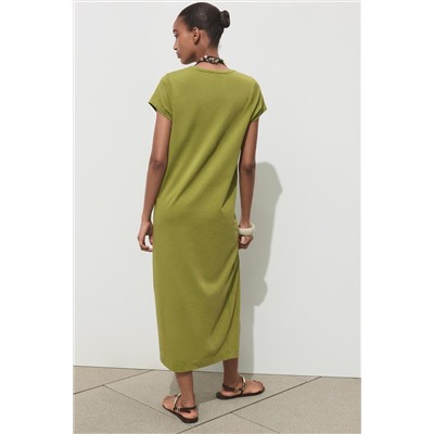 WASHED MIDI DRESS