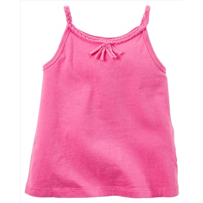 Neon Braided Tassel Tank