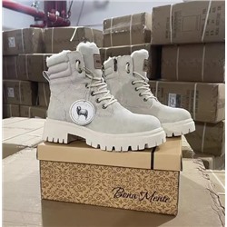 Зимние теплые ботинки Marti*n из толстой шерсти