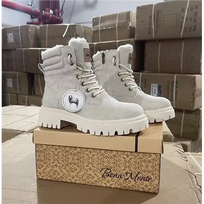 Зимние теплые ботинки Marti*n из толстой шерсти