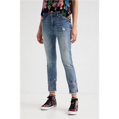 Pantalón vaquero skinny tobillero