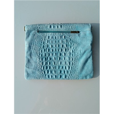 Итальянская сумка из натуральной кожи AB.Z · Pelle · 22-07 COCO (280) acuario РАСПРОДАЖА
