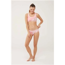 U.S. Polo Assn. U.s Polo Assn. 66268 Kadın Büstiyer Şort Takım-pembe US.POLOASSN.66268