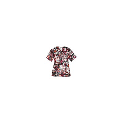 UA Pucci Power Pewter Print Scrub Top