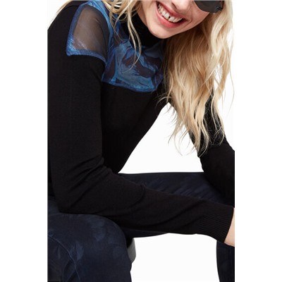 Jersey viscosa cuello perkins