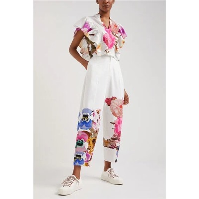 Blusa floral M. Christian Lacroix