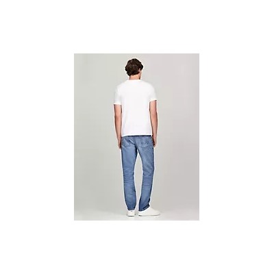 Embroidered Tommy Logo Slim Fit T-Shirt