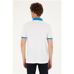 Erkek Regular Fit Polo Yaka Saks Tişört