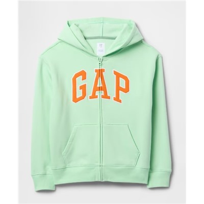 Kids Relaxed Gap Logo Zip Hoodie