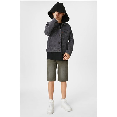 Jeans-Shorts - Bio-Baumwolle