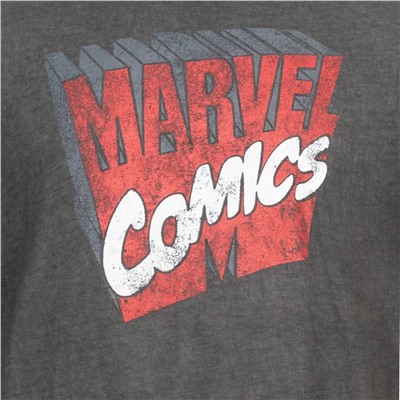 MARVEL Retro 3D Comics Herren T-Shirt FBMTS716VBL