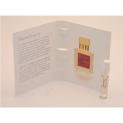MAISON FRANCIS KURKDJIAN BACCARAT ROUGE 540 edp (w) 2ml пробник