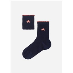 Kurze Socken für Mädchen mit maritimem Motiv