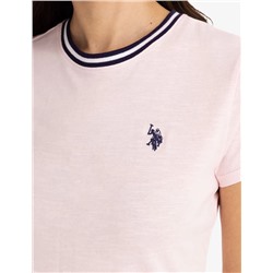 RINGER NECK TRIM T-SHIRT