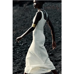 CROCHET MIDI DRESS