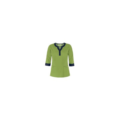 UA Butter-Soft STRETCH Scrubs Contrast 3/4 Sleeve Top
