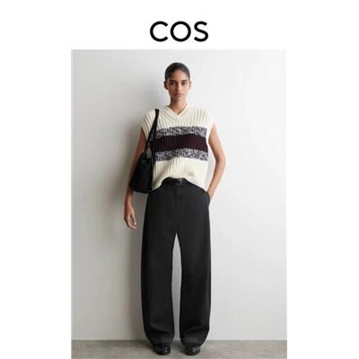 Вязаный жилет в стиле ретро с V-образным вырезом CO*S