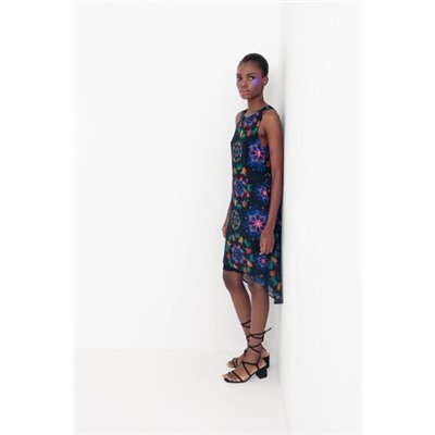 Vestido estampado galáctico