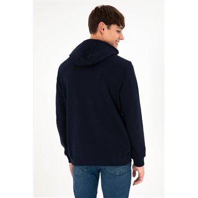 Erkek Lacivert Sweatshirt
