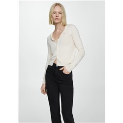 Jeans flare tiro alto