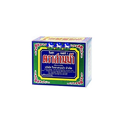 Самый популярный в Таиланде зеленый чай от Three horses 80 гр / Three horses Green Tea 80gr