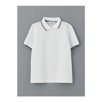 LC Waikiki, LCW Vision Polo Yaka Dokulu Erkek Çocuk Tişört