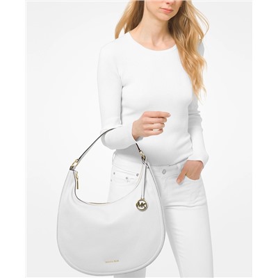 MICHAEL Michael Kors Lydia Large Leather Hobo Bag