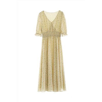 Vestido recto Amarillo